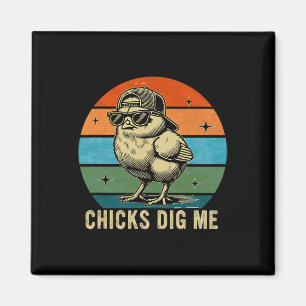 Hühner finden mich Ostern Kleinkind Jungen Männer Magnet