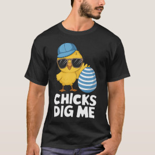 Hühner finden mich Ostern Lustige Eierjagd T-Shirt