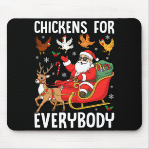 Hühner für jeden Santa Hühnerbauer Comfor Mousepad