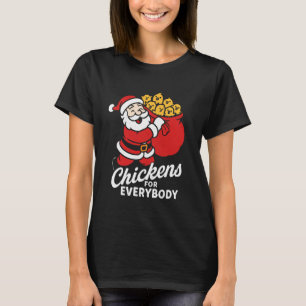 Hühner für Jedermann, Weihnachtshuhn Santa Cl T-Shirt
