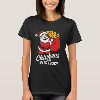 Hühner für Jedermann, Weihnachtshuhn Santa Cl T-Shirt