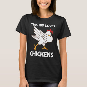 Hühner für Kinder Jungen Geflügel-Rastereier T-Shirt