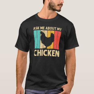 Hühner für Männer Bauer Hühnerzucht T-Shirt