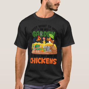 Hühner für Männer Frauen Hühnergarten T-Shirt