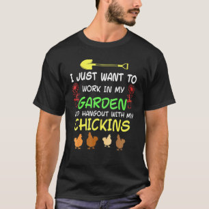 Hühner Garten Gärtnerei Für Männer Frauen Gärtner T-Shirt