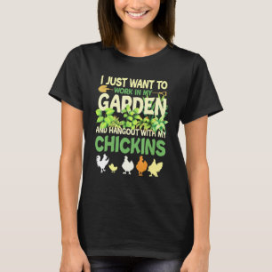 Hühner Garten Gärtnerei Für Männer Frauen Gärtner T-Shirt