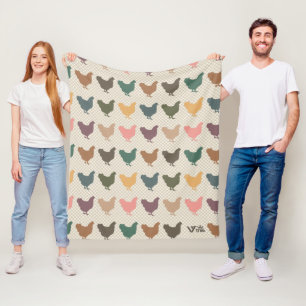 Hühner-Geschenk-Decke, Kuschel-Hühnerliebhaber-Thr Fleecedecke
