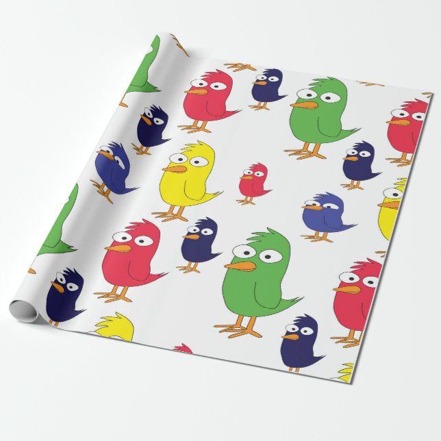 Hühner Geschenkpapier (Ungerollt)
