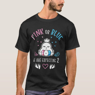 Hühner-Geschlechtsenthüllung Zwillinge Rosa oder B T-Shirt