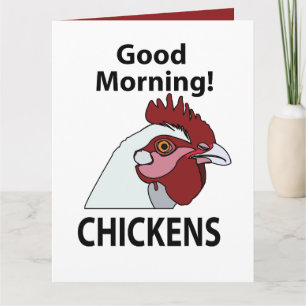 Hühner Guten Morgen Lustiges Huhn Karte