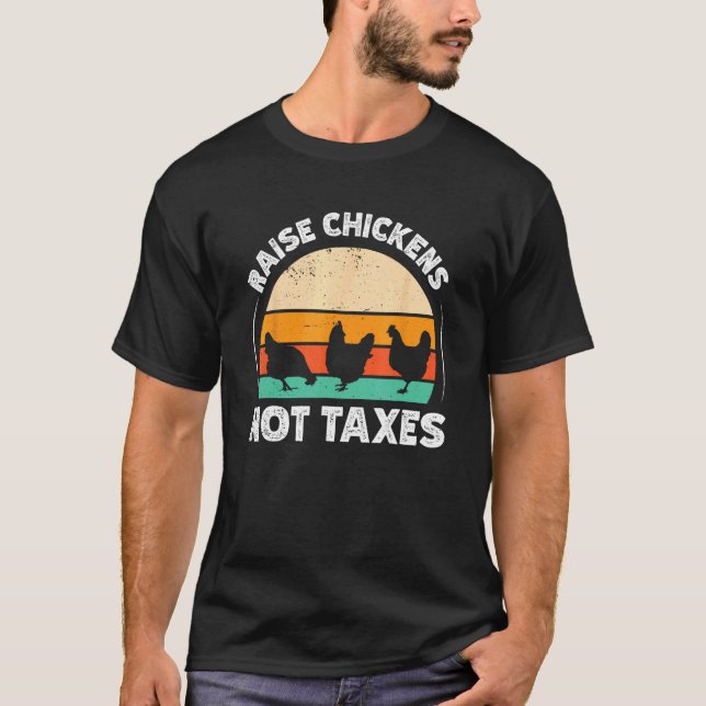 Hühner halten, statt Steuern T-Shirt (Vorderseite)