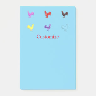Hühner Hennen Thunder_Cove  Post-it Klebezettel