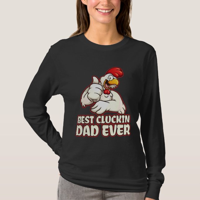 Hühner-Hintern Hühnerfleisch Vater Geflügel T-Shirt (Vorderseite)