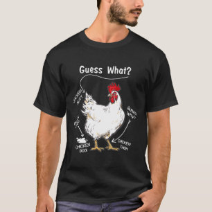 Hühner-Hintern raten, was Hühnerschenkel schätzen, T-Shirt