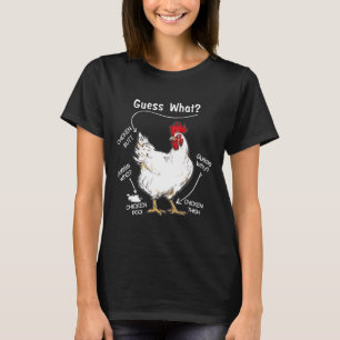 Hühner-Hintern raten, was Hühnerschenkel schätzen, T-Shirt