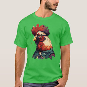 Hühner-Hipster 3 T-Shirt