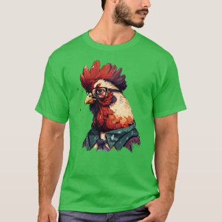 Hühner-Hipster 3 T-Shirt