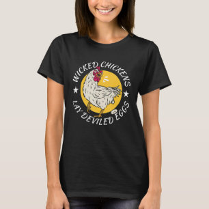 Hühner-Hühner-Lay-devidierte Eier Hühnerfarm T-Shirt