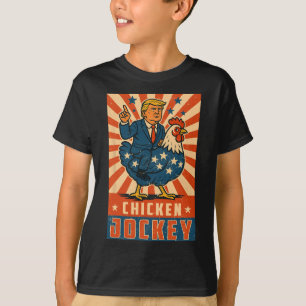 Hühner-Jockey-Trump-lustiges-Meme  T-Shirt