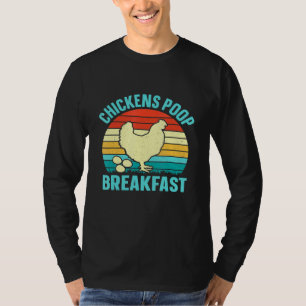 Hühner Kacke Frühstück - Vintag T-Shirt