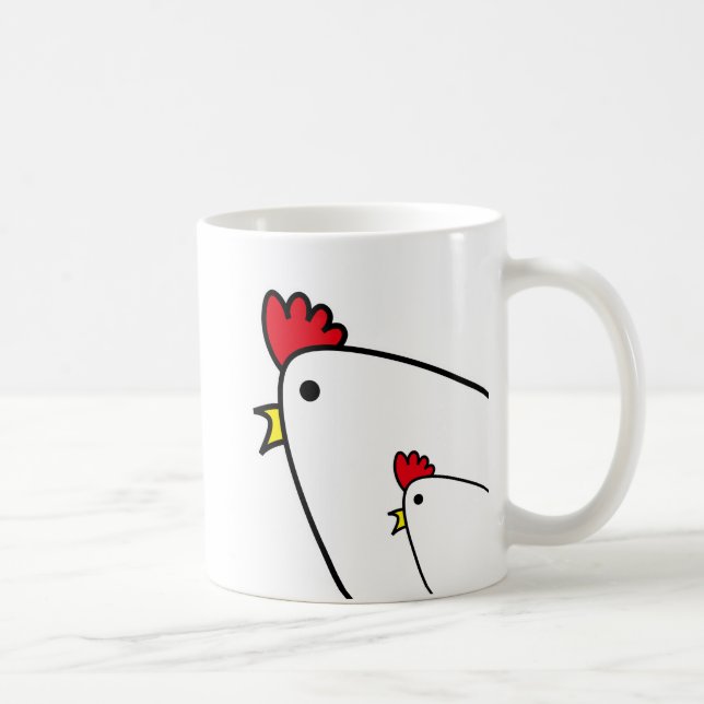 Hühner Kaffeetasse (Rechts)