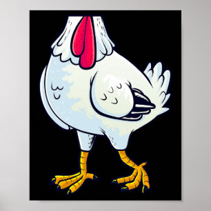 Hühner-Kostüm Körper Lustig Bauernhof Tier Landwir Poster
