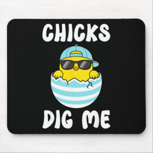 Hühner küssen mich Coole Sonnenbrille von Chicken Mousepad