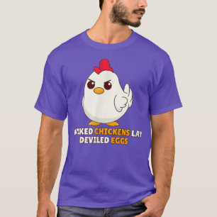 Hühner-Lay-devikierte Eier Kostüm Halloween T-Shirt
