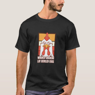Hühner-Lay-devikierte Eier Kostüm Halloween T-Shirt