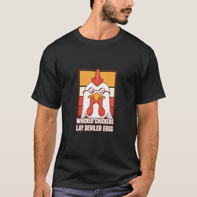 Hühner-Lay-devikierte Eier Kostüm Halloween T-Shirt (Vorderseite)