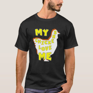 Hühner-Liebe - Hühnerbesitzer - Bauer Huhn T-Shirt