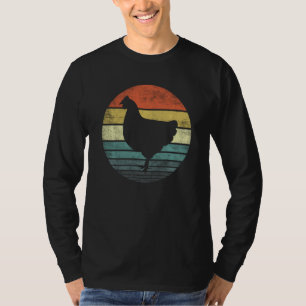 Hühner Lover Funny Bauer Retro Vintager Bauernhof  T-Shirt