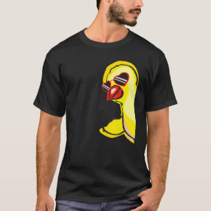 Hühner Mädchen Mit Sonnenbrille Verrücktes Huhn T-Shirt