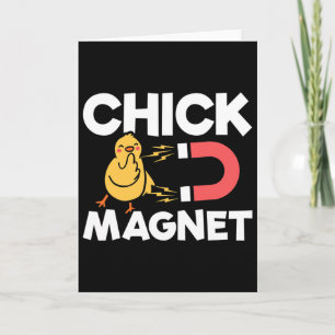 Hühner-Magnet Ostern Küken Scherz Lustiger Hühner- Karte