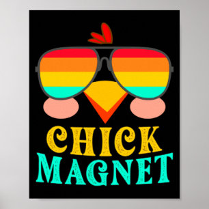 Hühner-Magnet Süße Ostereier-Jagd Frühling Out Poster