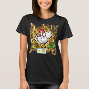 Hühner-Mama-Energie Lustiges Farm-Liebhaber-Design T-Shirt