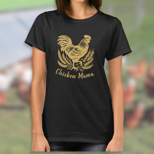 Hühner Mama Geflügelfrau Eier Bäuerin T-Shirt