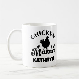 Hühner Mama Mama Geflügel Individuelle Name Mutter Kaffeetasse