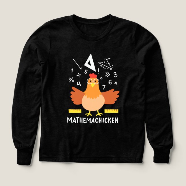Hühner-Math-Gag Lustige Mathemahuhn Swag (Design Vorderseite)