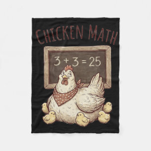 Hühner-Mathematik Lustige Tafelgleichung Henne Cky Fleecedecke