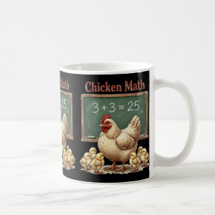 Hühner-Mathematik Lustiges Huhn Tafelgleichung Cky Kaffeetasse