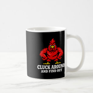 Hühner-Mathematik Zu viele Hühner Hinterhof-Geflüg Kaffeetasse