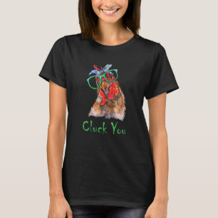Hühner mit gediegenem Geflügel T-Shirt