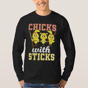 Hühner mit Hockey-Hockey-Hockey-Fan T-Shirt