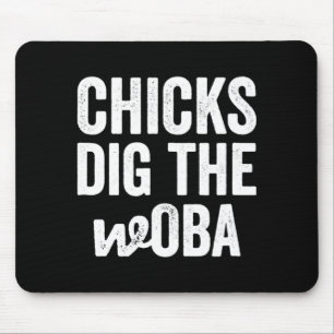 Hühner mögen die Woba-Sabermetrik für Baseball-CoA Mousepad