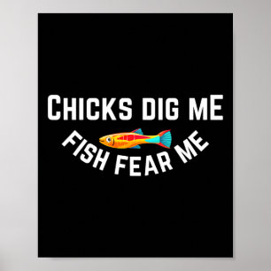 Hühner mögen mich, Fische fürchten mich Poster