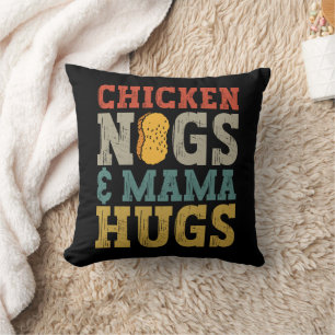 Hühner Nugs und Mama Hugs Kleinkind Nugget Lover Kissen