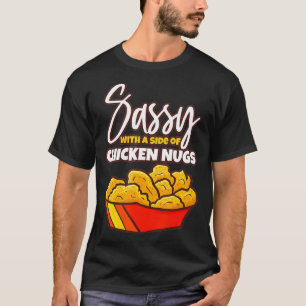 Hühner Nugs und Mama Hugs Niedliches Hühnchen Nugg T-Shirt