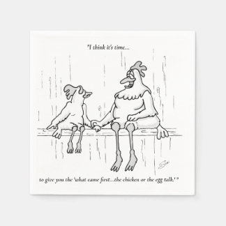 Hühner oder Ei Serviette