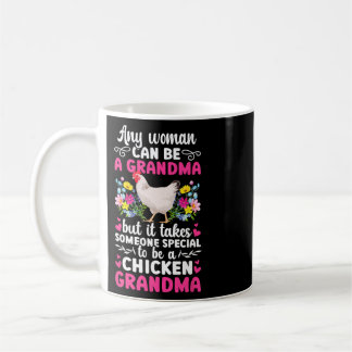 Hühner-Oma Hühnerbesitzerin Hühnerfarm zu sein Kaffeetasse